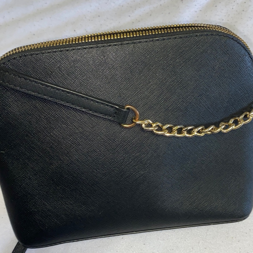 Michael Kors • Black • Crossbody Bag with Gold Accents - Picture 7 of 7